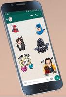 Heroes Stickers for WhatsApp WAStickerApps 2019 poster