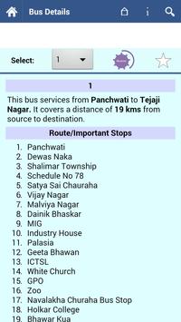 Indore Bus Info screenshot 1