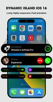 Dynamic Island iOS 16 الملصق
