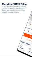 Maraton CDMX Telcel الملصق