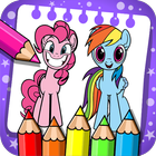 my little pony coloring game icône