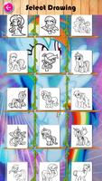 برنامه‌نما my little pony coloring game عکس از صفحه