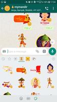 Hanuman Jayanti Stickers imagem de tela 1