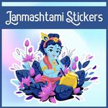 Janmashtami Sticker 2019 (Radha Krishna Sticker)