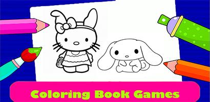 Cinnamoroll Sanrio : Coloring Ekran Görüntüsü 3