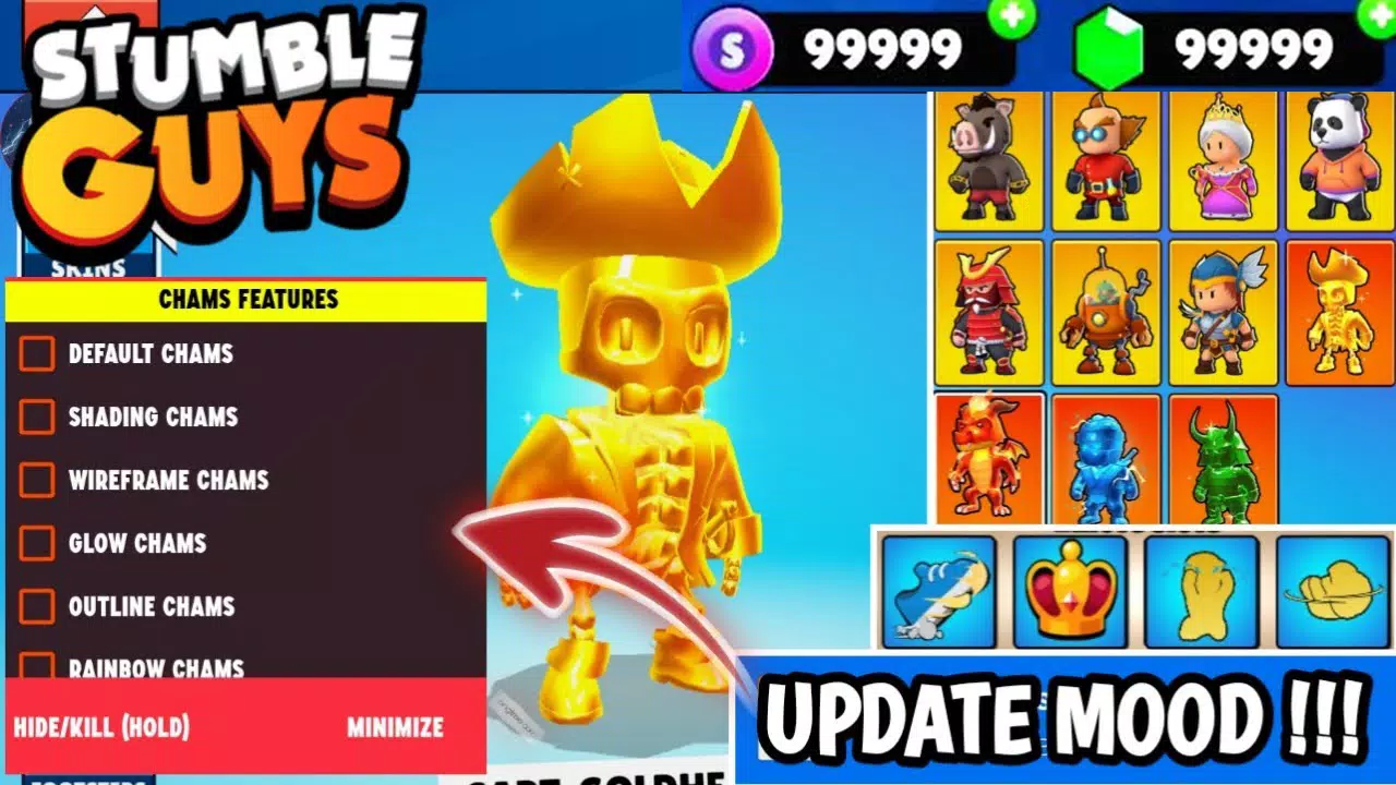 Gems Stumble Guys MOD MENU 0.1 APKs Download - com.mymymyLTD.StumbleGuysMod