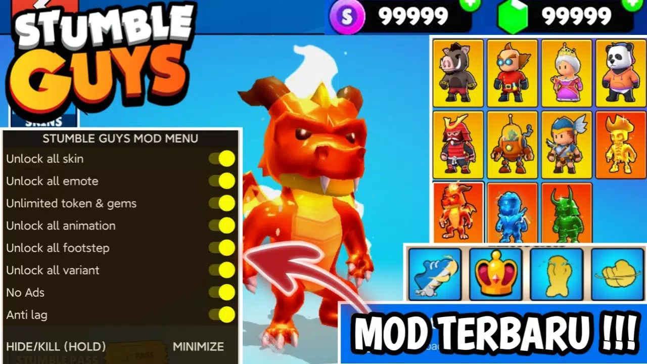 Gems Stumble Guys MOD MENU APK for Android Download