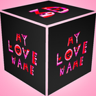 3D My Name Love Live Wallpaper biểu tượng