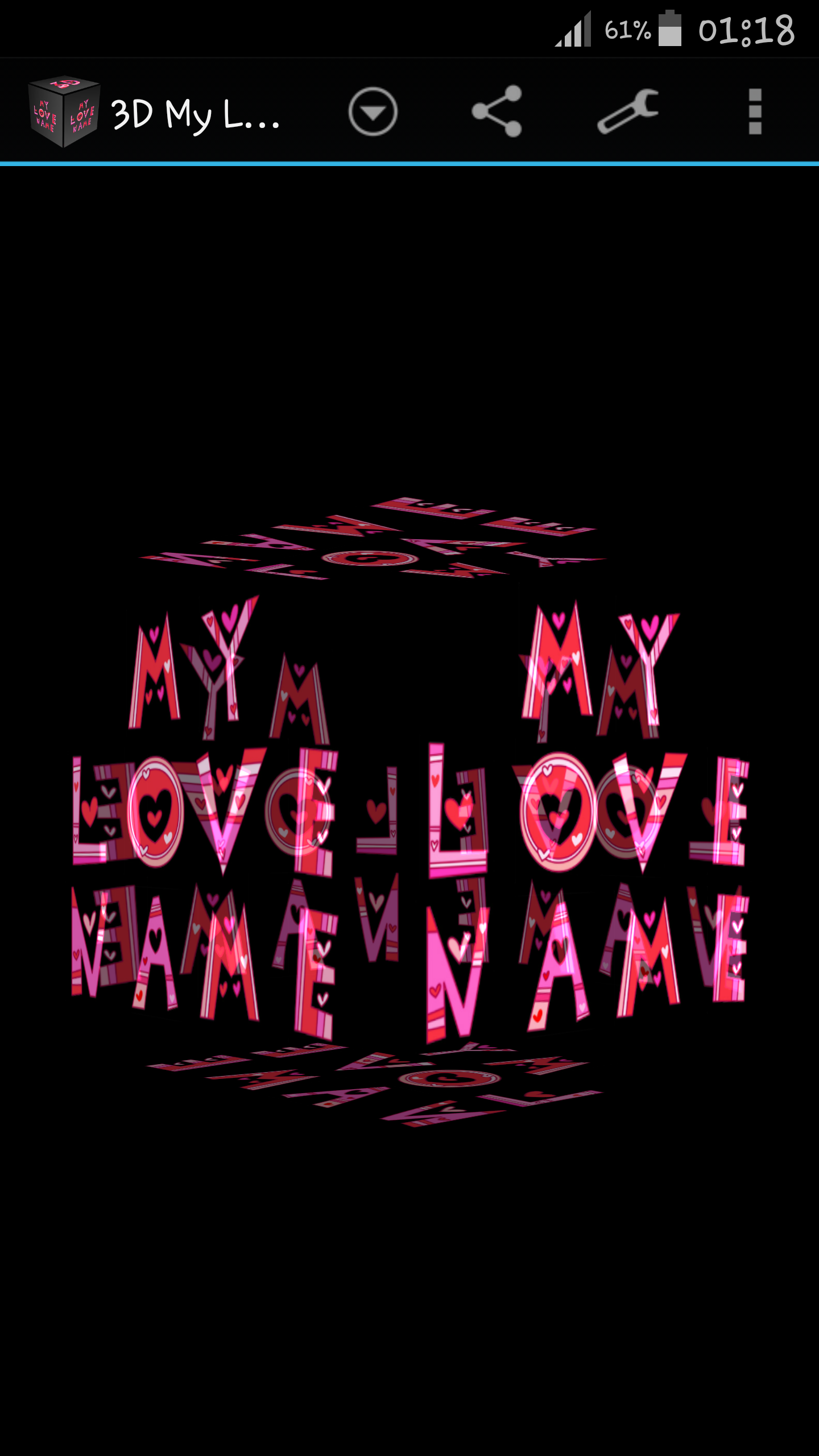 3D My Name Love Live Wallpaper APK 2.2 für Android herunterladen – Die