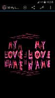 3D My Name Love Live Wallpaper 海報