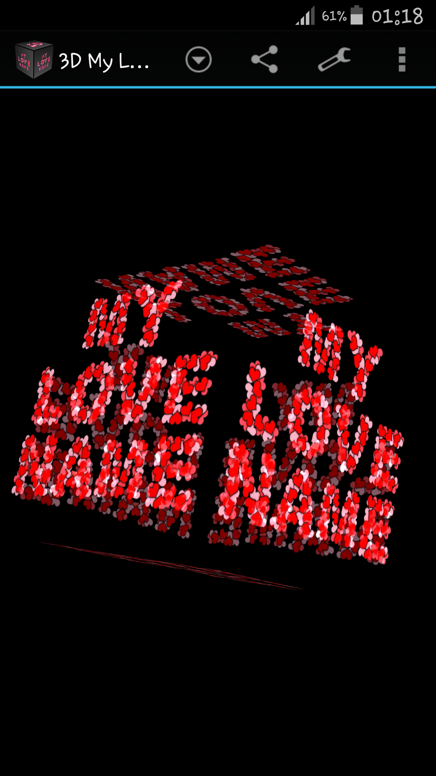 3D My Name Love Live Wallpaper APK 2.2 für Android herunterladen – Die