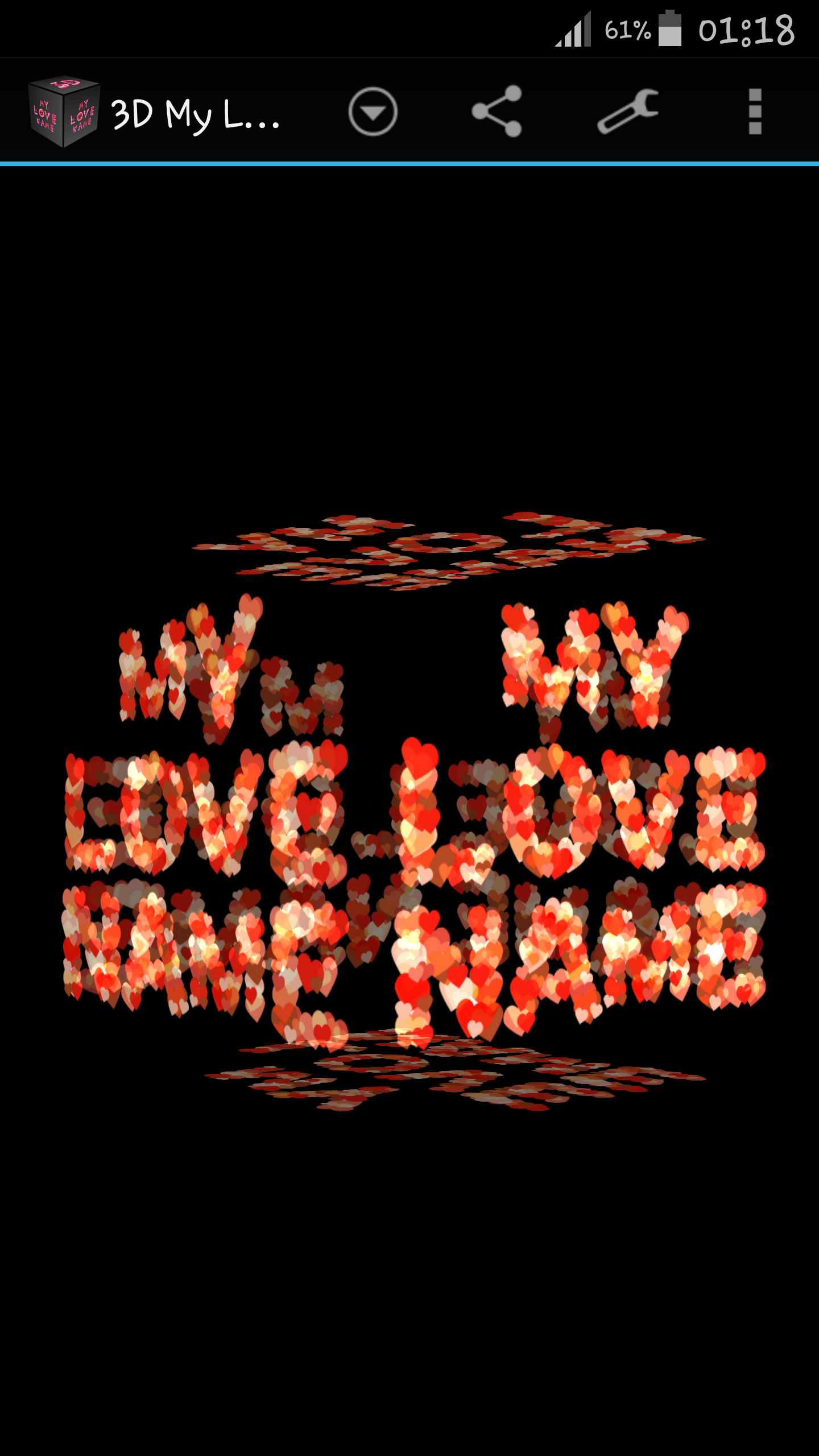 3D My Name Love Live Wallpaper APK 2.2 für Android herunterladen – Die