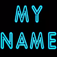 3D Mein Name Neon Wallpaper