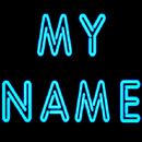 APK 3D My Name Neon Live Wallpaper
