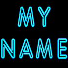 3D My Name Neon Live Wallpaper آئیکن