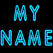 3D My Name Neon Live Wallpaper