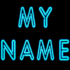 3D My Name Neon Live Wallpaper আইকন