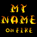 APK 3D My Name On Fire Wallpaper