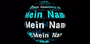 Mein Name in 3D Wallpaper