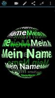 Mein Name in 3D Wallpaper Screenshot 1