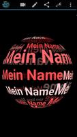 Mein Name in 3D Wallpaper Screenshot 2