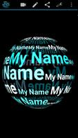 My Name in 3D Live Wallpaper পোস্টার