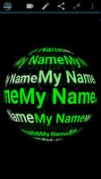 My Name in 3D Live Wallpaper syot layar 1