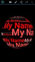 برنامه‌نما My Name in 3D Live Wallpaper عکس از صفحه