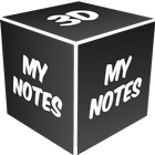 3D Mijn Notes Live achtergrond-icoon