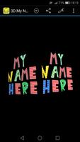 3D My Name Funny Wallpaper स्क्रीनशॉट 2