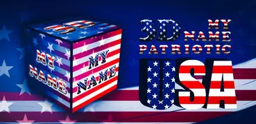 3D My Name Patriotic USA LWP