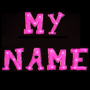 3D My Name Pink Live Wallpaper APK