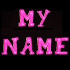 3D Mon Nom Rose icône