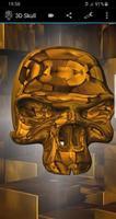 3D Crâne Fond D'écran Animé capture d'écran 1