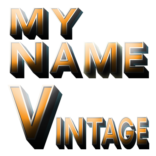3D Mi Nombre Vintage Wallpaper