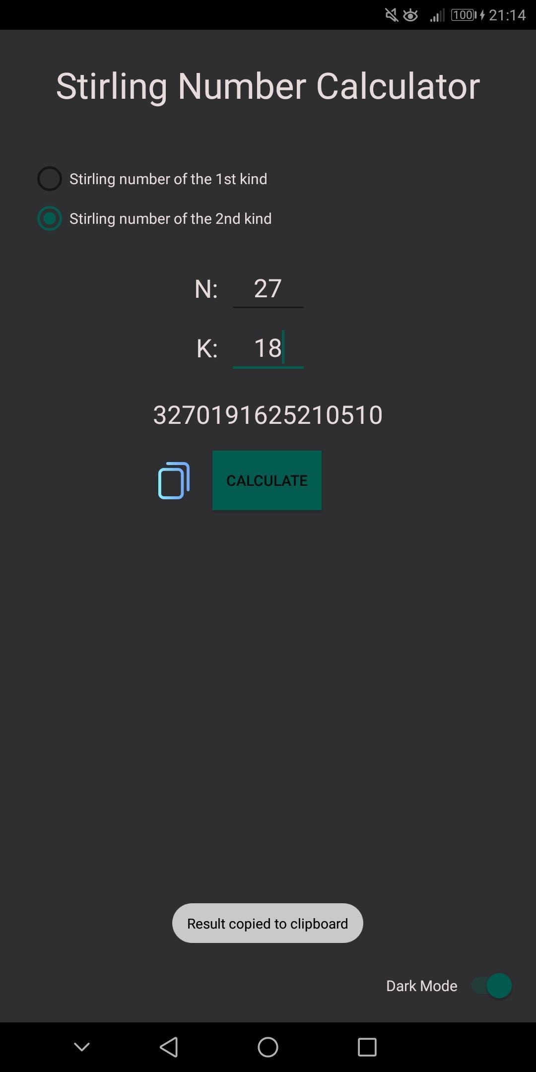 Stirling Number Calculator For Android Apk Download