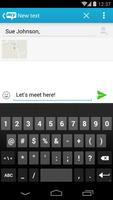 mysms – GPS Location Sharing captura de pantalla 1