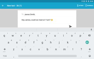 SMS Texting from Tablet & Sync ảnh chụp màn hình 2