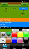 MySnookerStats Snooker Scoring capture d'écran 1