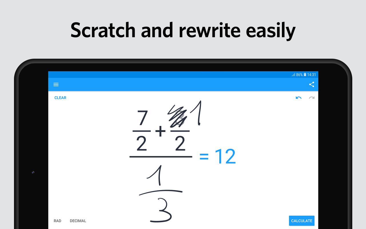 MyScript Calculator 2 Latest Version 2 1 4 for Android MyScript Calculator 2 Latest Version 2 1 4 for Android