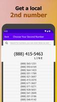My 2nd Line Text Call Number پوسٹر