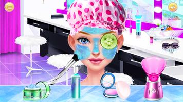 Hair Stylist Nail Salon Games Affiche