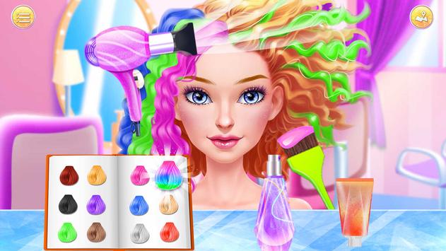 Hair Stylist Fashion Salon ❤ Rainbow Unicorn Hair screenshot 10