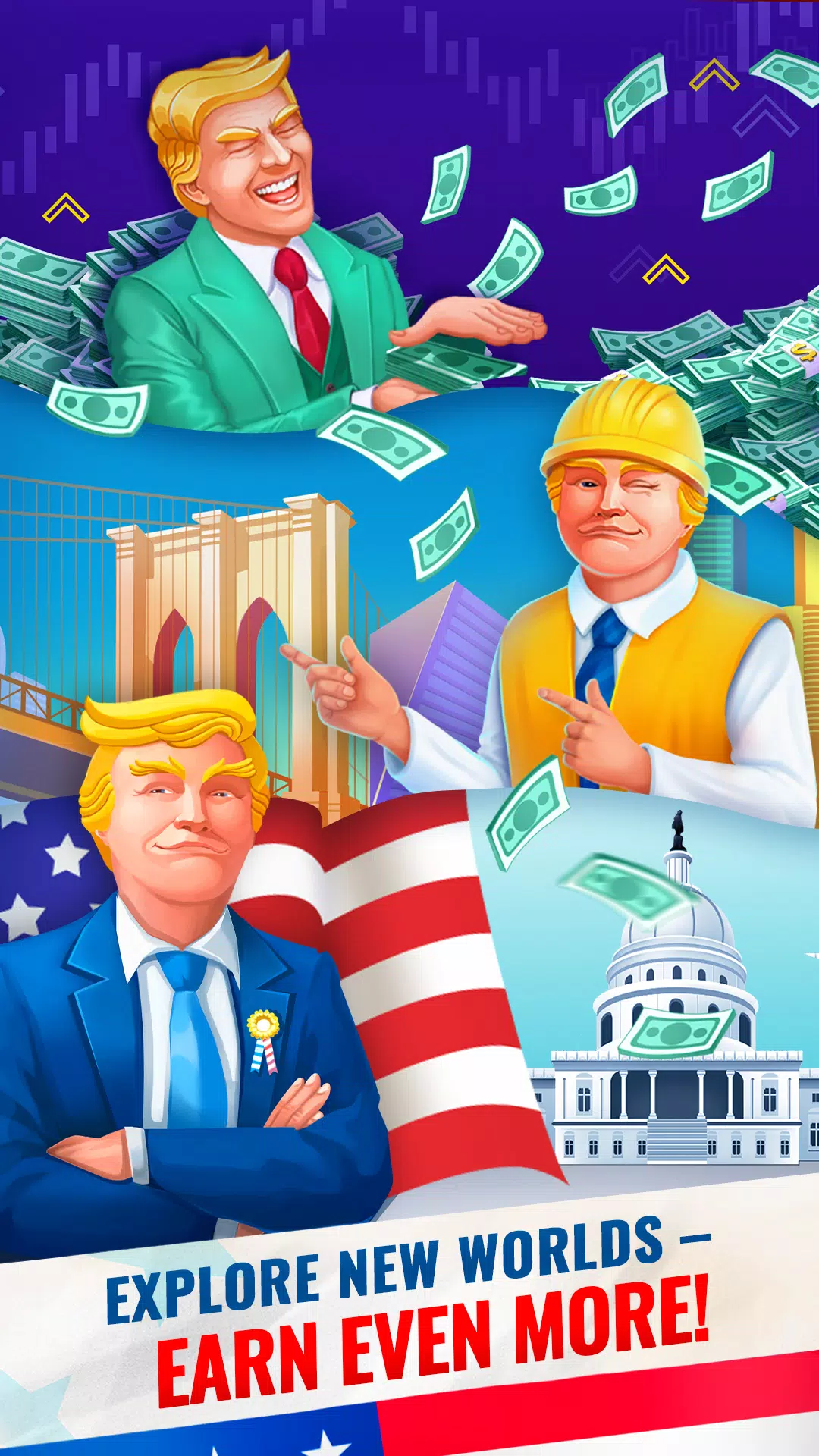 Trump’s Empire: Idle game