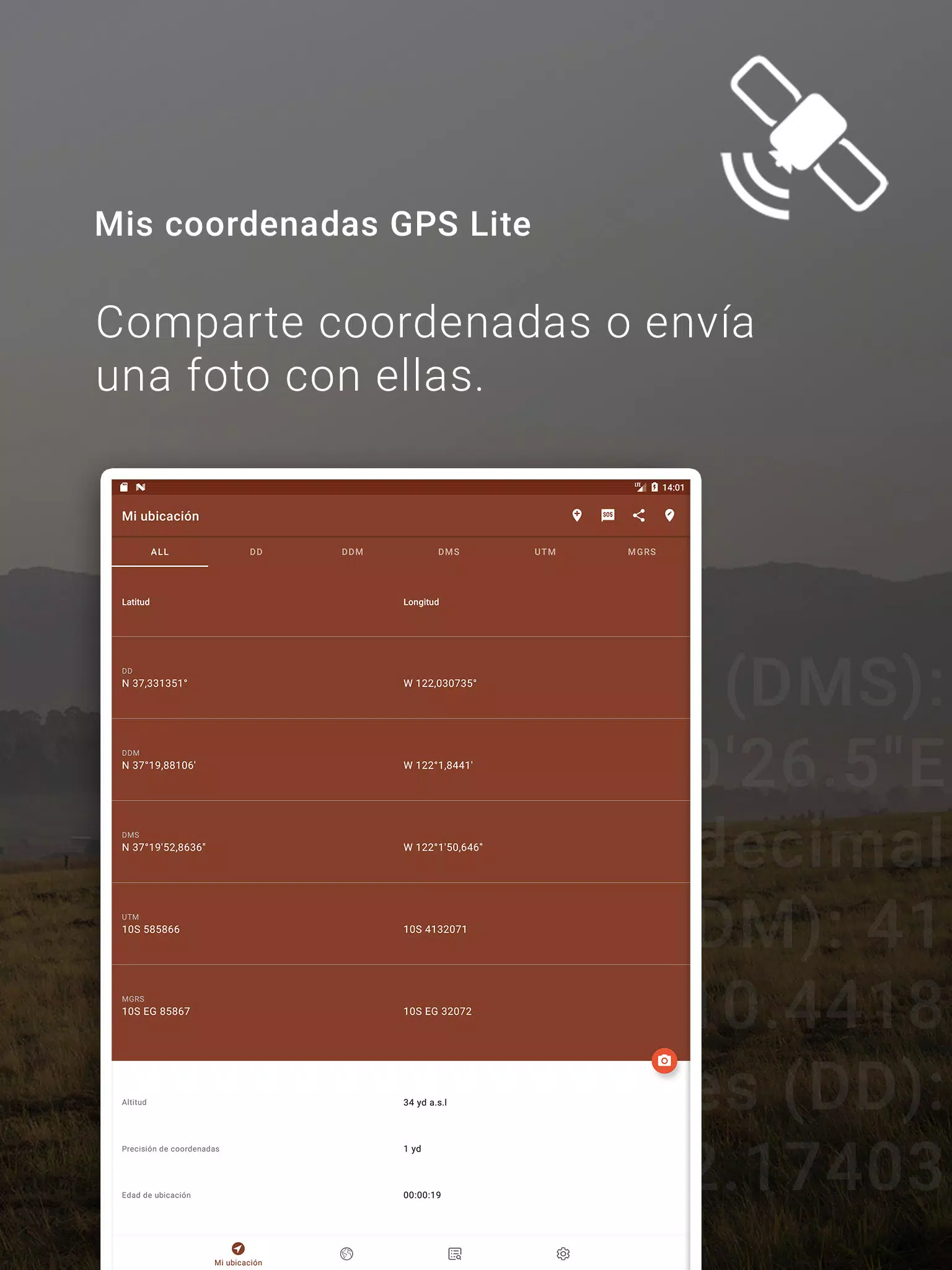 Descarga de APK de Convertidor coordenadas GPS para Android