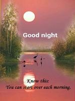 Good Night Inspirational Word of Encouragement Ekran Görüntüsü 1