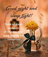 Good Night Inspirational Word of Encouragement imagem de tela 2