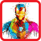 Superhero Star - Pixel Art icon