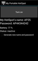 My Portable HotSpot-make Your personal Hot Spot screenshot 3