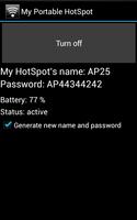 My Portable HotSpot-make Your personal Hot Spot screenshot 2